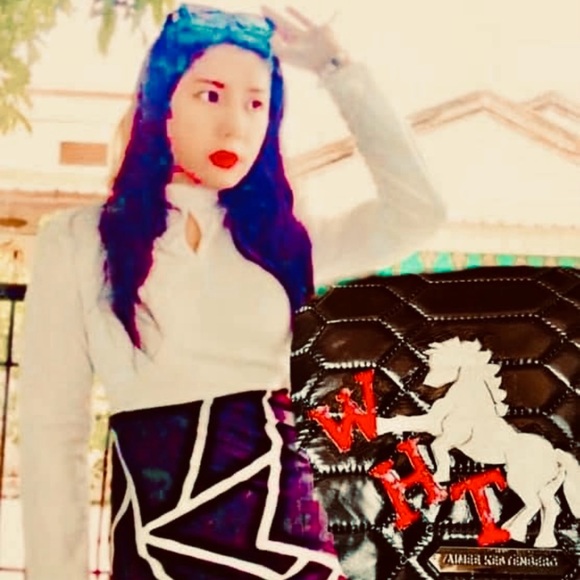 #0656 * White Horse Thunder Blue Travel Mug 16 0z 473 ml - Picture 7 of 9